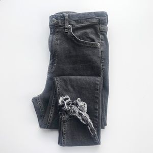 Grey Hem Jamie Skinny Jeans